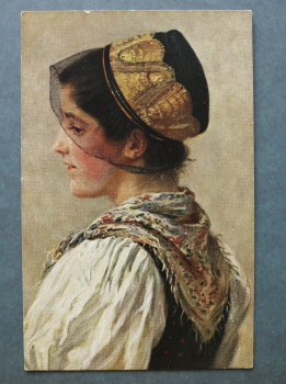 Postcard PC Black Forest Costume 1916